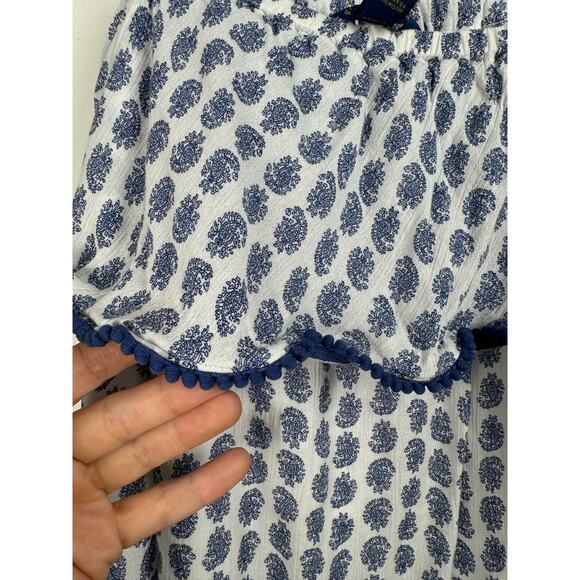 Polo Ralph Lauren Girls Damask Print Dress Old Money Preppy Classic Timeless Sz5 - Picture 2 of 7